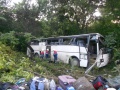 В ДТП между Анапой и Новороссийском опрокинулся автобус с детьми.