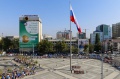 В Краснодаре по случаю Дня государственного флага России на Театральной площади прошел митинг.